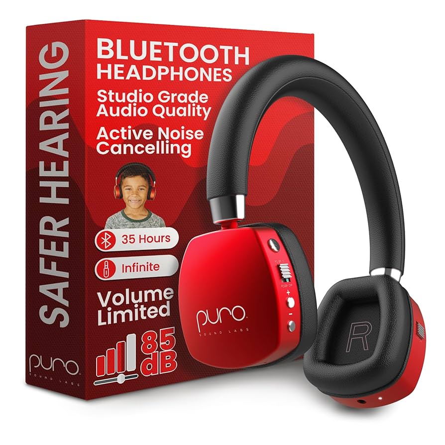ヘッドホン PURO KIDS WIRELESS HEADPHONES Volume Limited Bluetooth Headphones | LakiKid